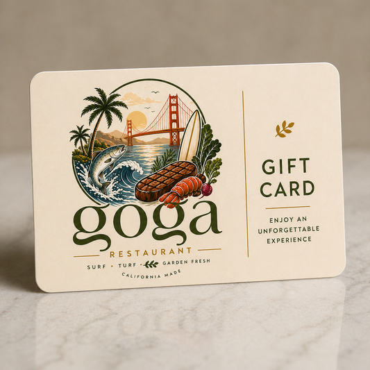 Goga Restaurant Gift Certificate
